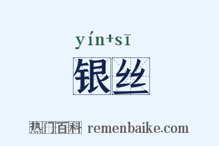 银丝是什么意思的图片